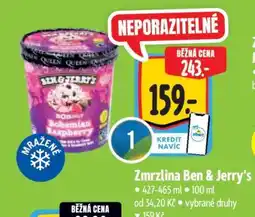 Albert Zmrzlina Ben&Jerry’s nabídka