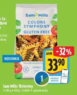 Albert Sam Mills Těstoviny nabídka