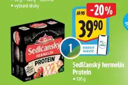 Albert Sedlčanský Hermelín Protein nabídka