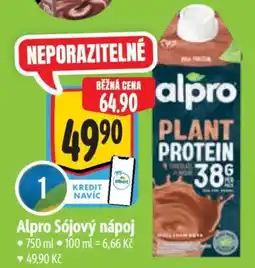 Albert Alpro Sójový nápoj nabídka