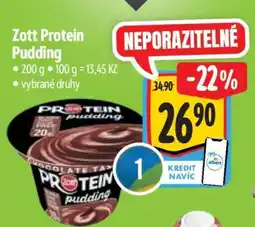 Albert Zott Protein pudding nabídka