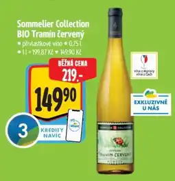 Albert Sommelier Collection BIO Tramín červený nabídka