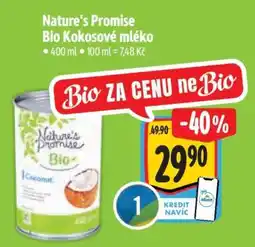 Albert Nature’s Promise Bio Kokosové mléko nabídka