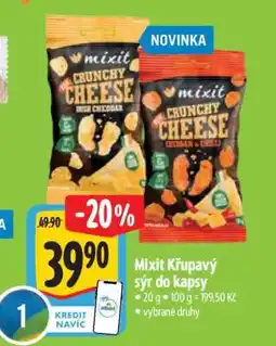 Albert Mixit Křupavý sýr do kapsy nabídka