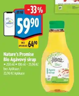 Albert Nature's Promise Bio Agávový sirup nabídka
