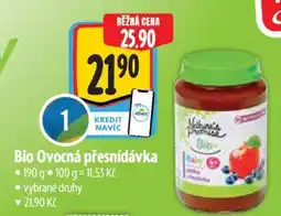 Albert Bio Ovocná přesnídávka nabídka