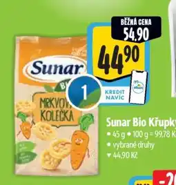 Albert Sunar Bio křupky nabídka