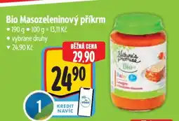 Albert Bio Masozeleninový příkrm nabídka