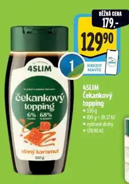 Albert 4Slim Čekankový topping nabídka