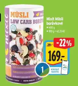 Albert Mixit Müsli borůvkové nabídka