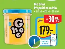 Albert Bio Ghee Přepuštěné máslo nabídka