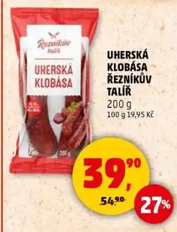 Penny Market UHERSKÁ KLOBÁSA ŘEZNÍKŮV TALÍŘ nabídka