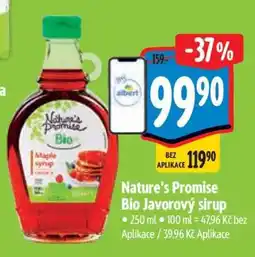 Albert Nature’s Promise Bio Javorový sirup nabídka