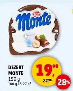 Penny Market Dezert Monte nabídka