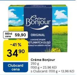 Tesco Créme Bonjour nabídka
