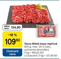 Tesco Tesco Mleté maso vepřové nabídka