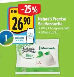 Albert Nature’s Promise Bio Mozzarella nabídka