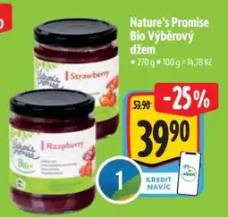 Albert Nature’s Promise Bio Výběrový džem nabídka