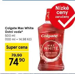Tesco Colgate Max white ústní voda nabídka