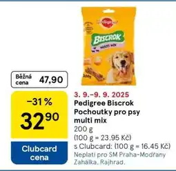 Tesco Pedigree Biscrok Pochoutky pro psy multi mix nabídka