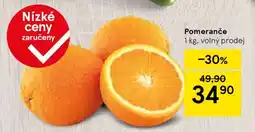 Tesco Pomeranče nabídka