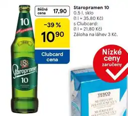 Tesco Staropramen 10 nabídka