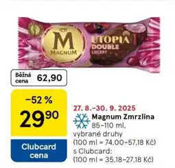 Tesco Magnum zmrzlina nabídka