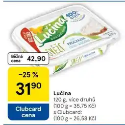 Tesco Lučina nabídka