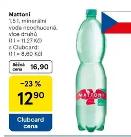 Tesco Mattoni nabídka