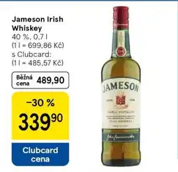 Tesco JAMESON Irish whiskey nabídka