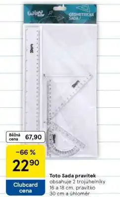 Tesco Toto Sada pravítek nabídka