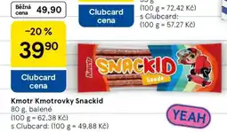 Tesco KMOTR Kmotrovky/Snackid nabídka