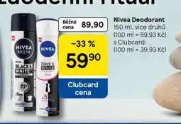 Tesco Nivea deodorant nabídka