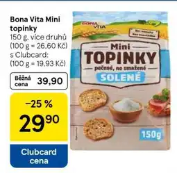 Tesco Bona Vita Mini Topinky nabídka