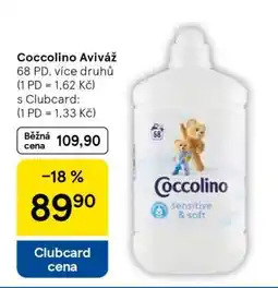 Tesco Coccolino aviváž nabídka
