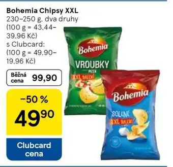 Tesco Bohemia Chipsy XXL nabídka