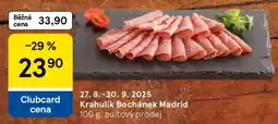 Tesco Krahulík Bochánek Madrid nabídka