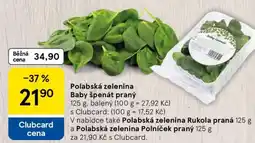 Tesco Polabská zelenina Baby špenát praný nabídka