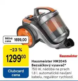 Tesco Hausmeister HM2045 Bezsáčkový vysavač nabídka