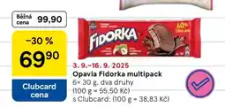 Tesco Opavia Fidorka multipack nabídka