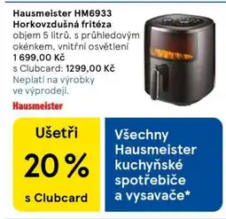 Tesco Hausmeister HM6933 Horkovzdušná fritéza nabídka