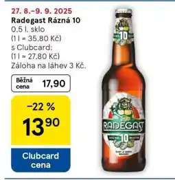 Tesco Radegast Rázná 10 nabídka