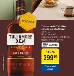 Tesco Tullamore D.E.W. Likér s medem a chutí kávy nabídka