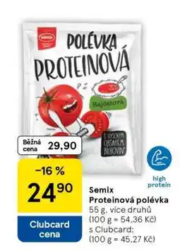 Tesco Semix Proteinová polévka nabídka