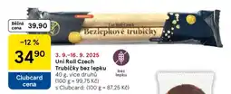 Tesco Uni Roll Czech Trubičky bez lepku nabídka