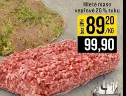 Jip Mleté maso vepřové 20 % tuku nabídka