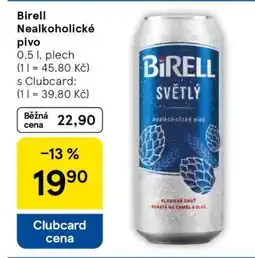 Tesco BIRELL Nealkoholické pivo nabídka