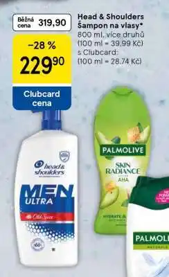 Tesco Head&Shoulders šampon na vlasy nabídka