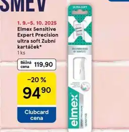Tesco Elmex Sensitive Expert Precision ultra soft Zubní kartáček nabídka