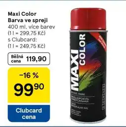 Tesco Maxi Color Barva ve spreji nabídka